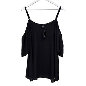 Torrid Tank Top Cold Shoulder Sheer Shirt Size 3X NWT Womens